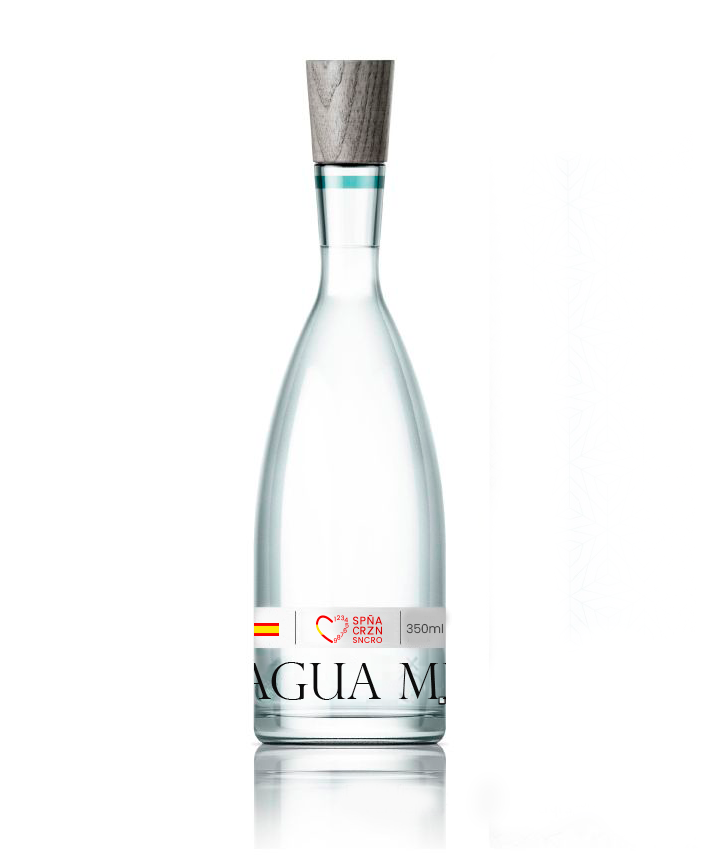 BotellaAgua_Españacorazonsincero